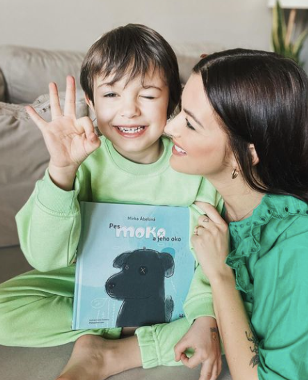 Jitka Boho s dcérkou