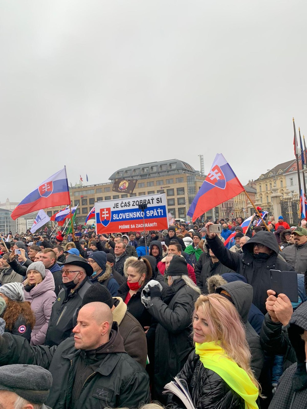 V Bratislave sa koná protest proti vláde