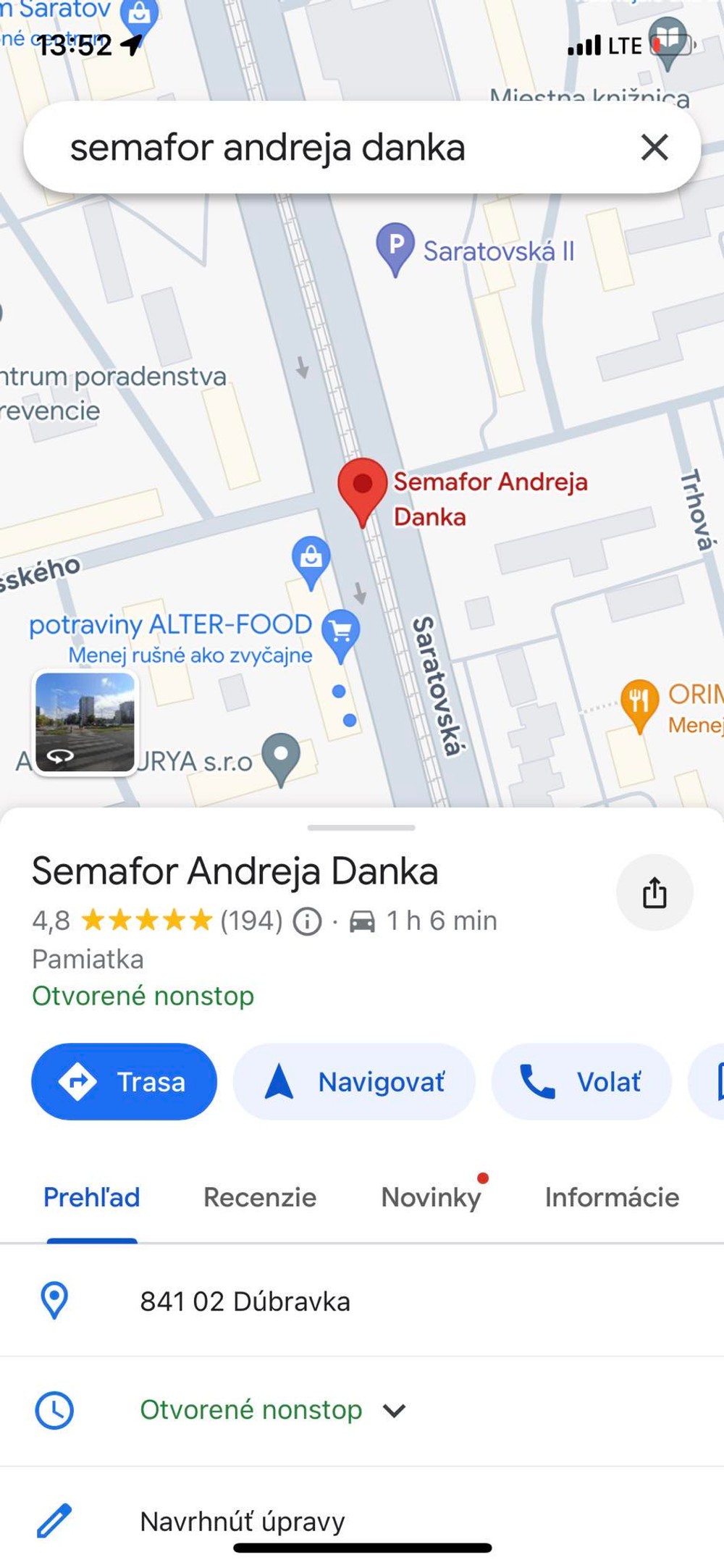 semafor andreja danka