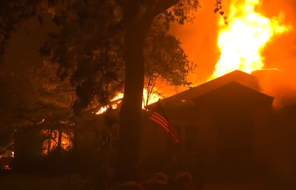 Lesný požiar v Kalifornii