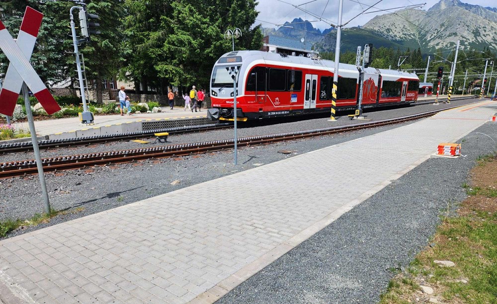Nové nástupište na Štrbskom Plese