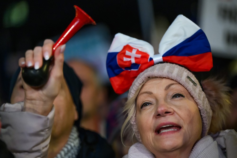 Protest v Bratislave