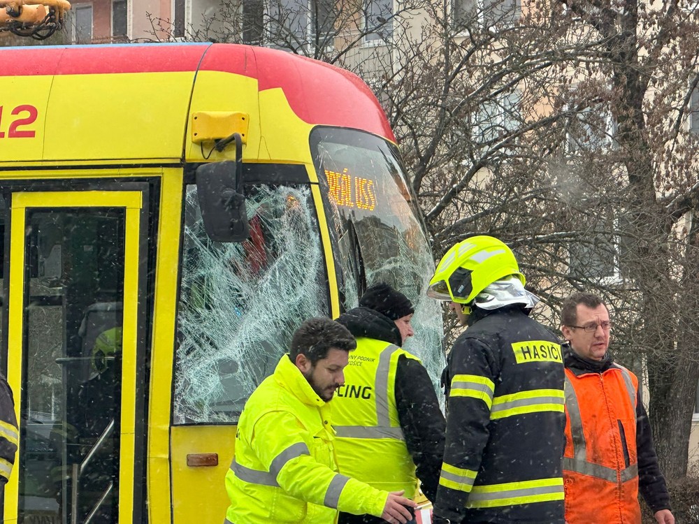 Zrážka električiek v Košiciach