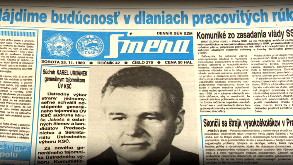 Exkurzia do histórie: O čom sa písalo 25. novembra 1989?