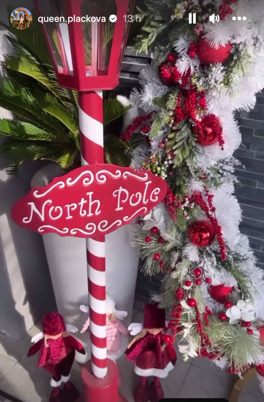 Vianočná výzdoba u Plačkovej