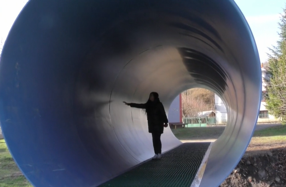 Lávka cez potok v Novej Sedlici 6