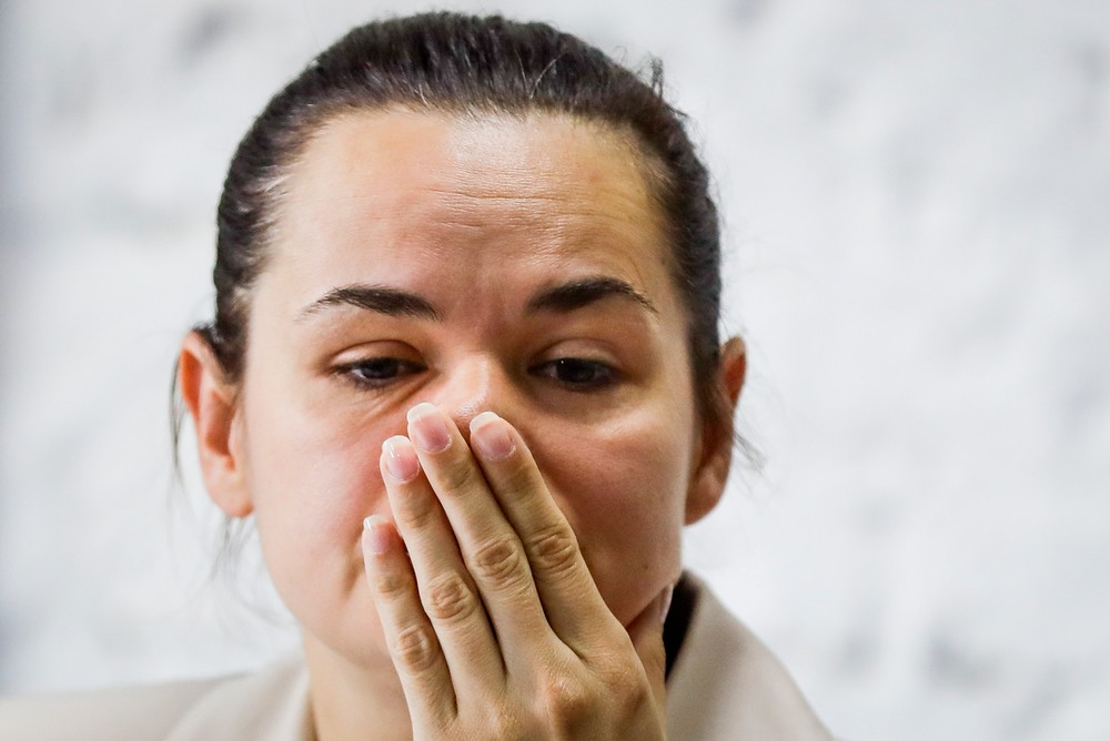 Opozičná kandidátka prezidentských volieb v Bielorusku Svetlana Cichanovská