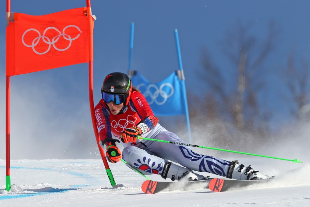 Petra Vlhová na olympiáde v obrovskom slalome