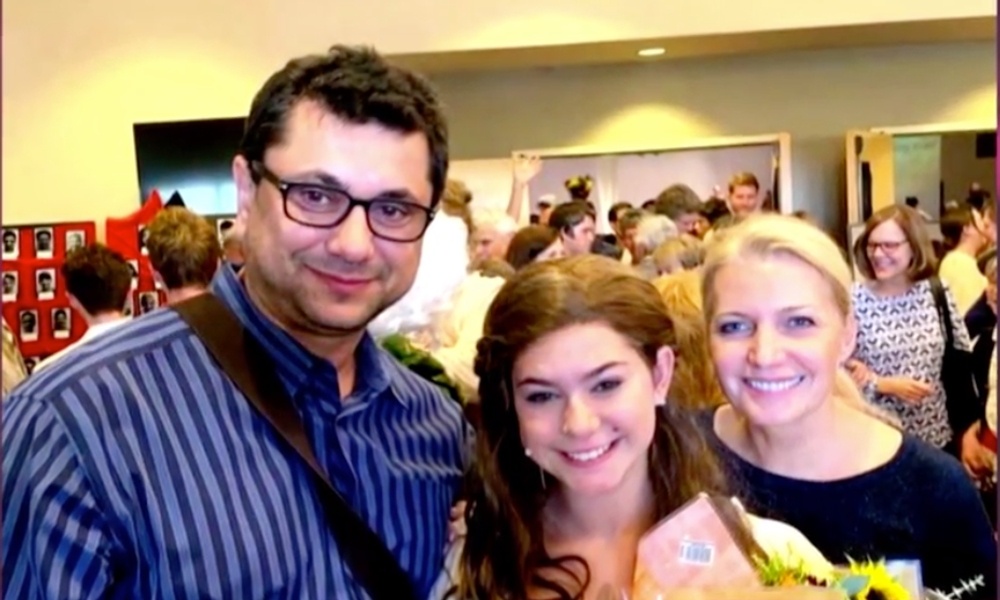 Aneta Parišková s rodinou