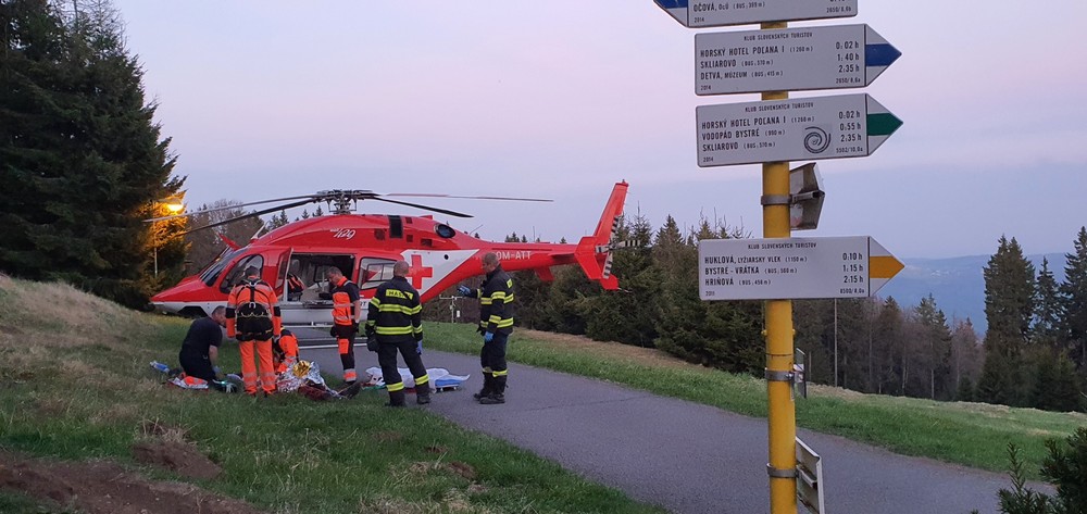Medvedica napadla dvoch turistov. Jeden je v ťažkom stave, museli ho previezť vrtuľníkom