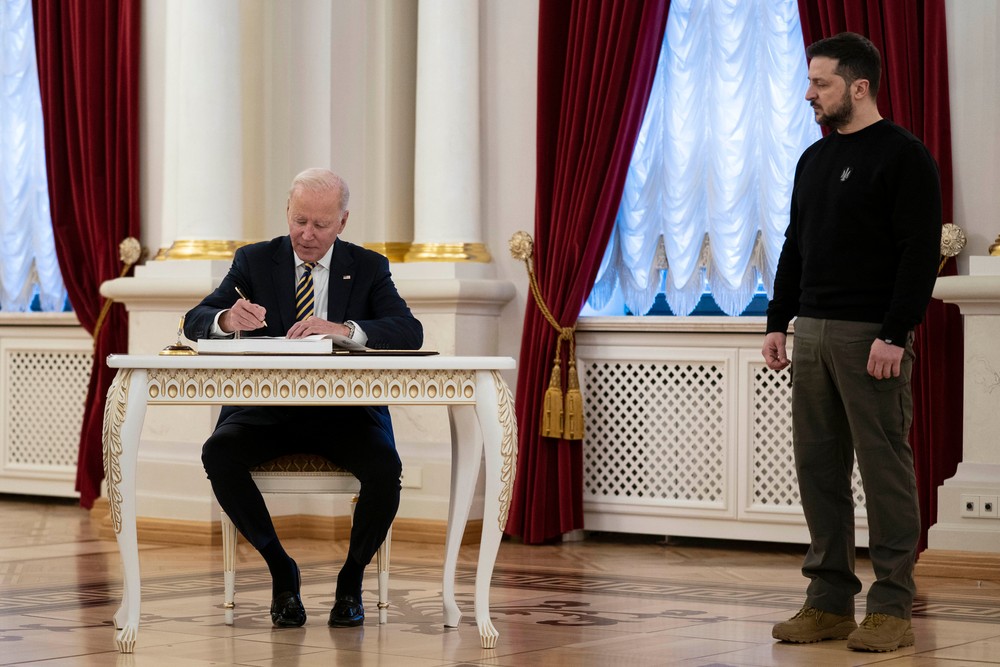Biden na Ukrajine