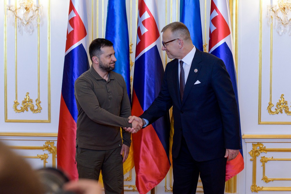 Volodymyr Zelenskyj Bratislava Boris Kollár stretnutie návšteva rokovanie (2)