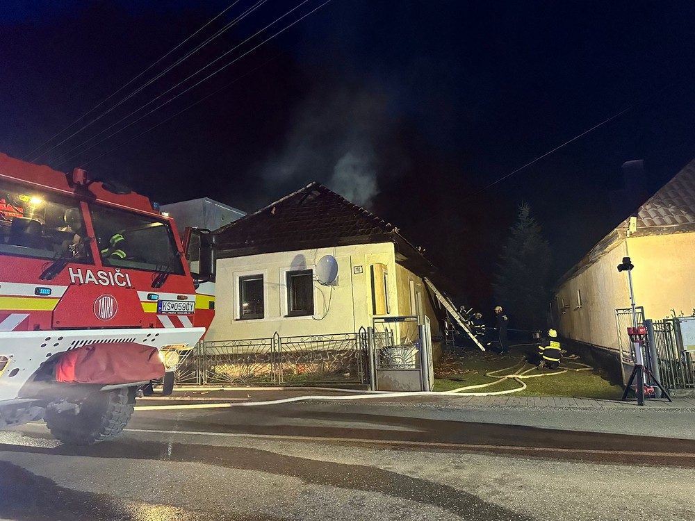 Požiar domu v Kalši 2