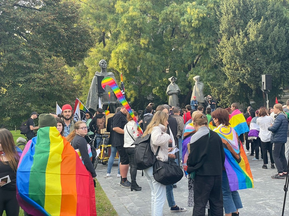 Pochod Zostávame v uliciach na pamiatku Matúša a Juraja