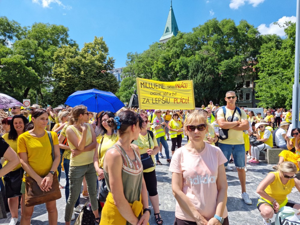 Bratislava Protest učiteľov