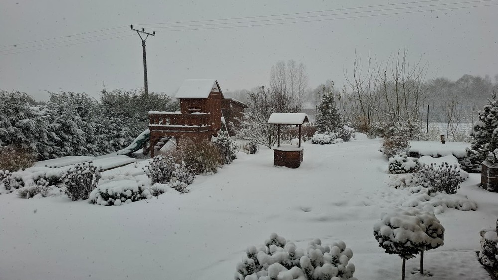 sneh na strednom Slovensku