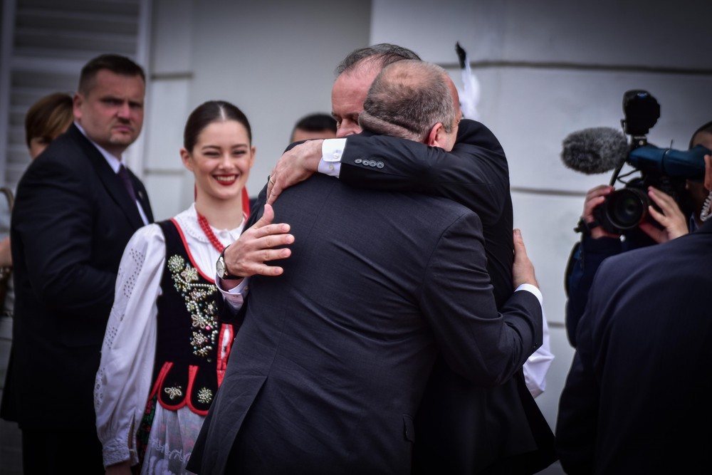 Gruzínsky prezident s Kiskom