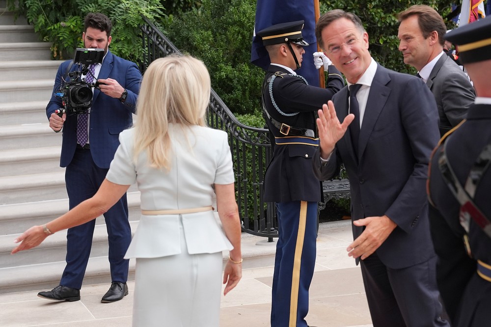 Mark Rutte v Bielom Dome