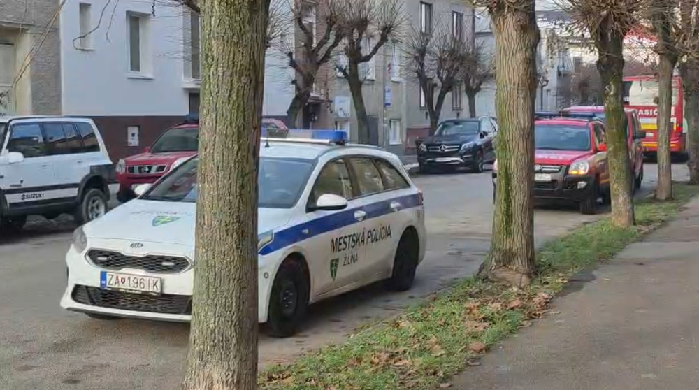 Poplach v centre Žiliny