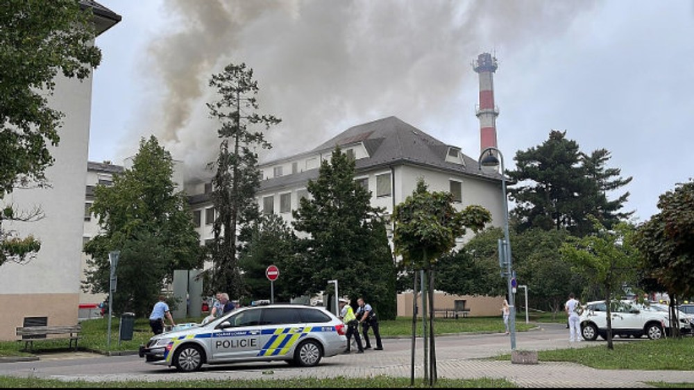 Požiar nemocnice praha 3