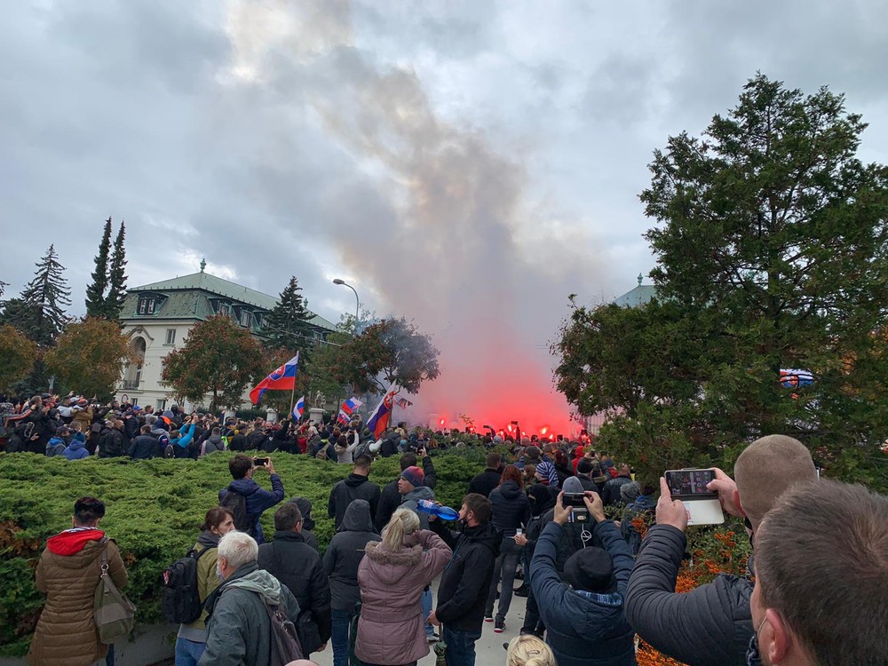 Protesty v Bratislave