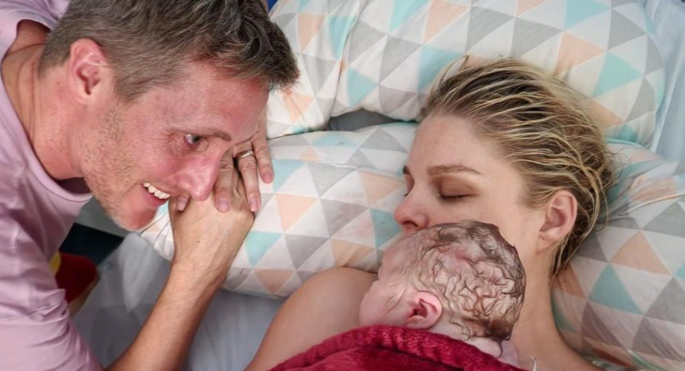 Sajfa a Veronika Cifrovci s druhým bábätkom