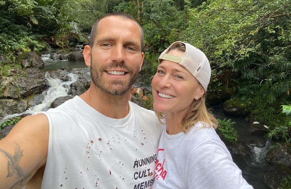 Robin Wright s manželom