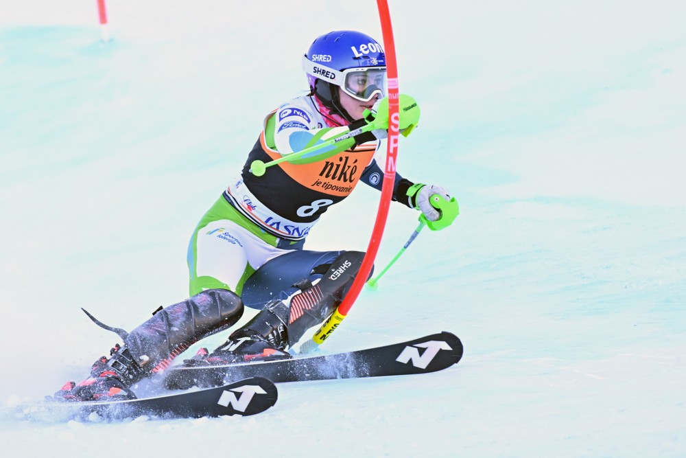 Jasná slalom lyžovanie Andreja Slokarová