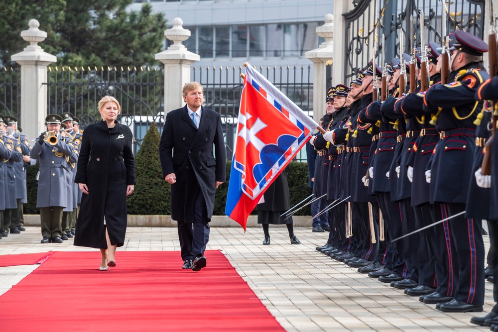 Holandský kráľovský pár na Slovensku