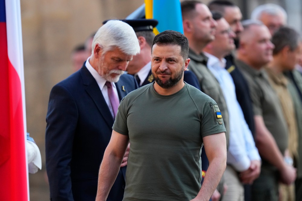 ČR Praha Ukrajina Zelenskyj Pavel návšteva (8)