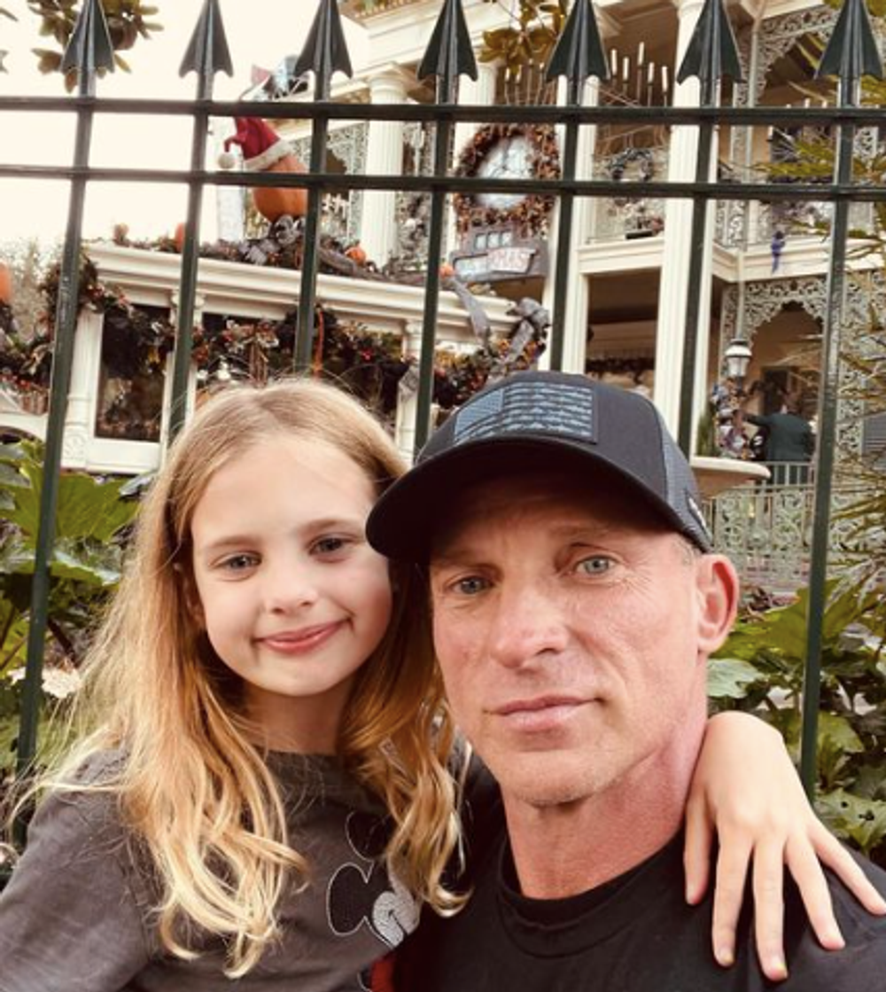 Steve Burton s mladšou dcérou