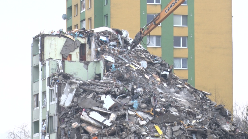 Osud prešovského paneláka je spečatený, zostali už len sutiny