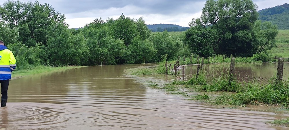 Záplavy v obci Beluj (1)