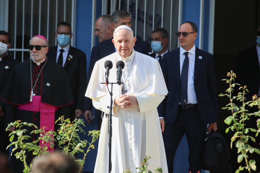 Pápež v Centre Betlehem