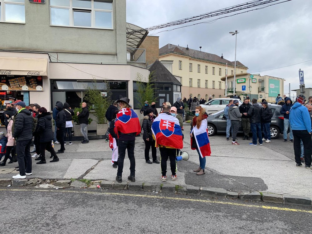 Protesty v Bratislave