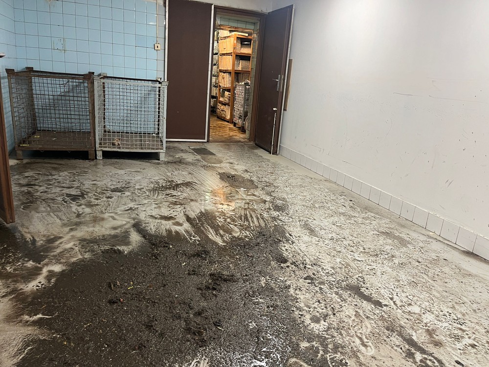 Záplavy v nemocnici NZ