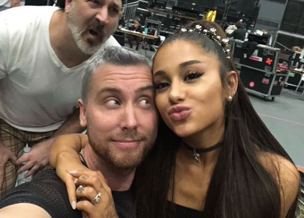 Lance Bass a Ariana Grande