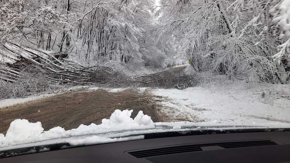 Snehová kalamita na východe Slovenska