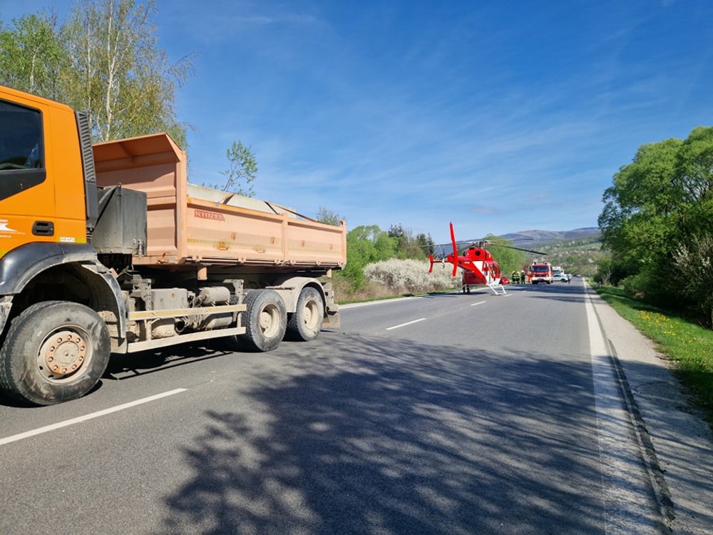 Nehoda na ceste I67 pred Rožňavou (3)