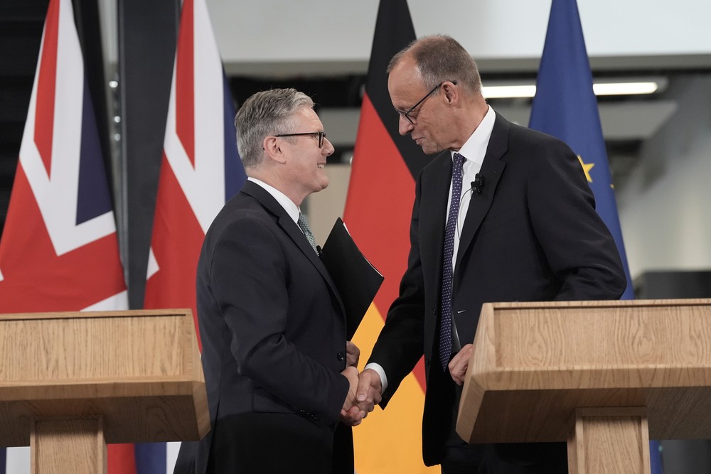 Keir Starmer a Friedrich Merz