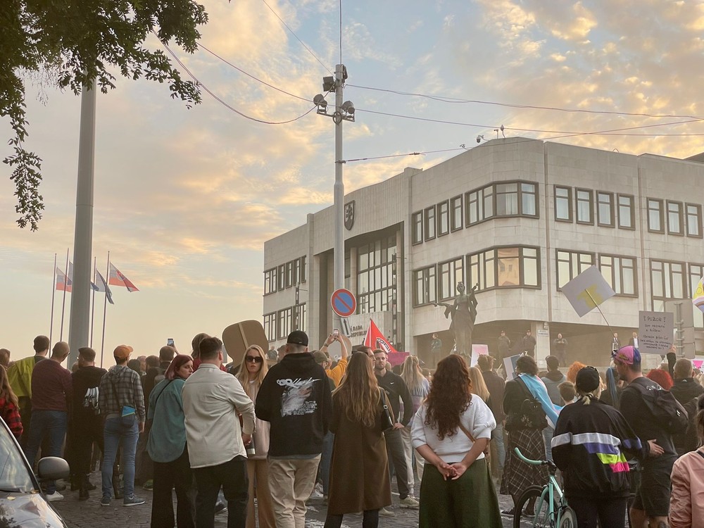 Pochod Zostávame v uliciach na pamiatku Matúša a Juraja