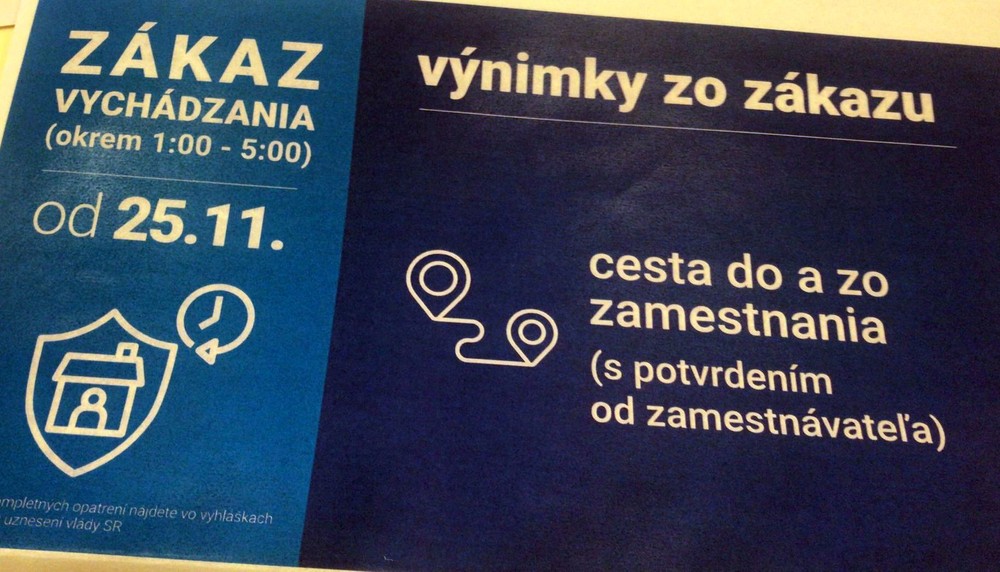 Pravidlá lockdownu od 25.11.2021