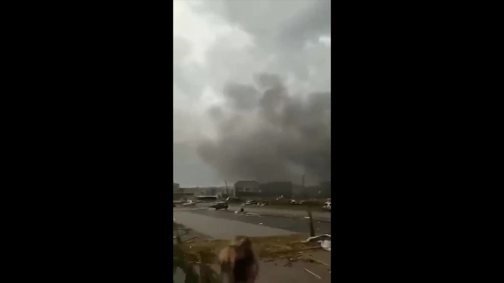 Tornádo na Morave - obec Hrušky