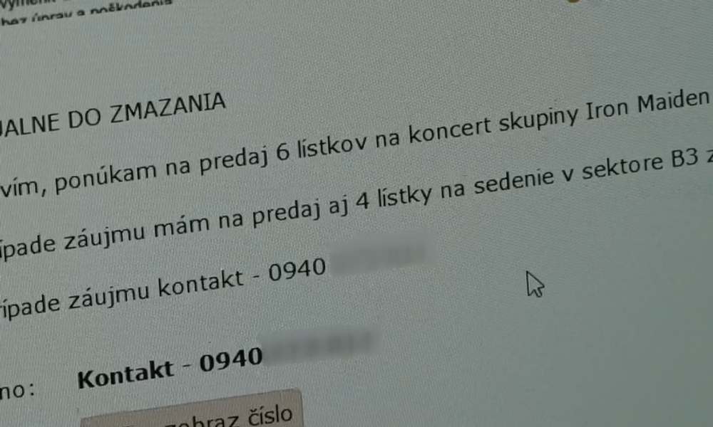 Podvod s predajom lístkov 2