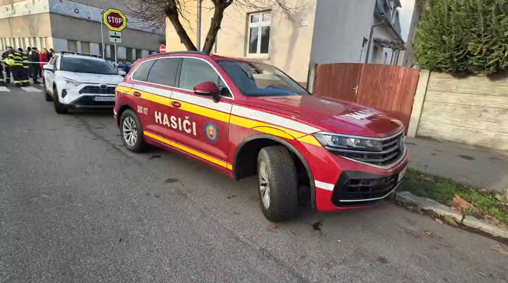 Poplach v centre Žiliny