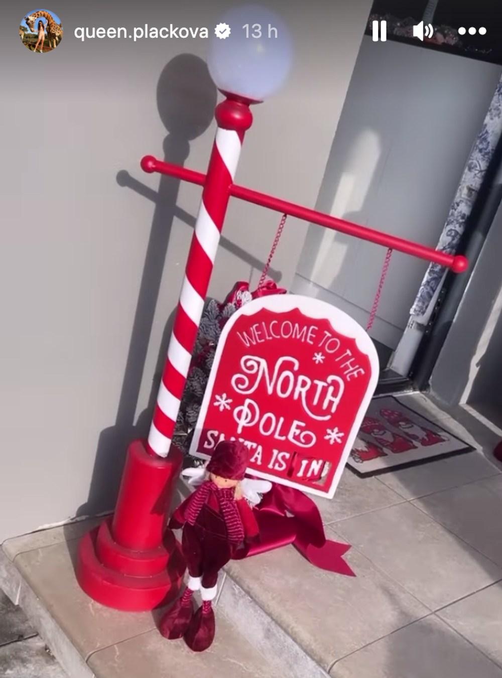 Vianočná výzdoba u Plačkovej