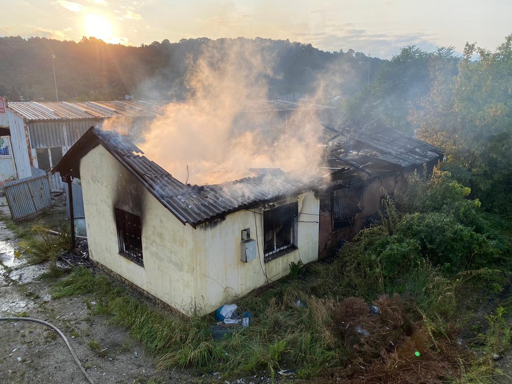Požiar v Košiciach