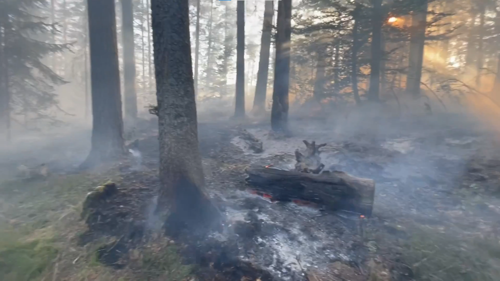 Požiar v Slovenskom raji