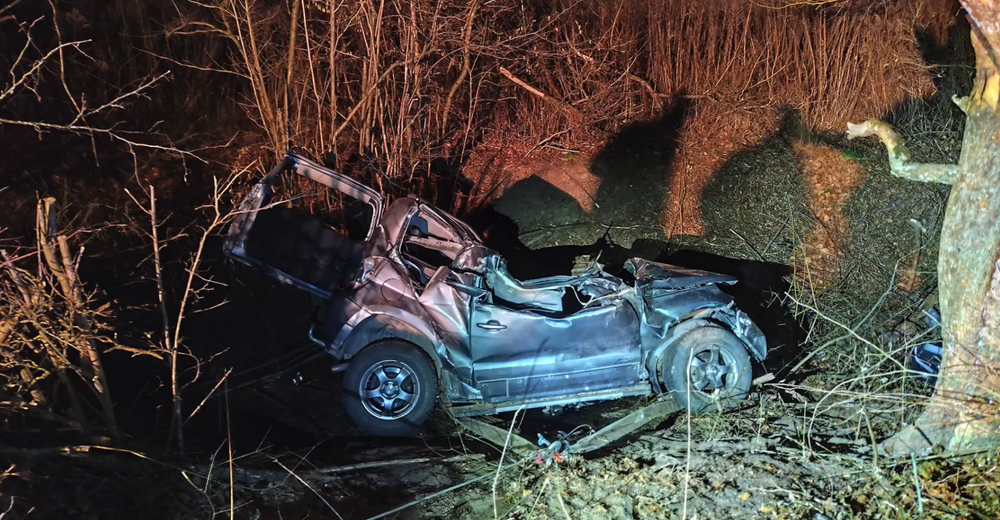 vodička narazila do stromu