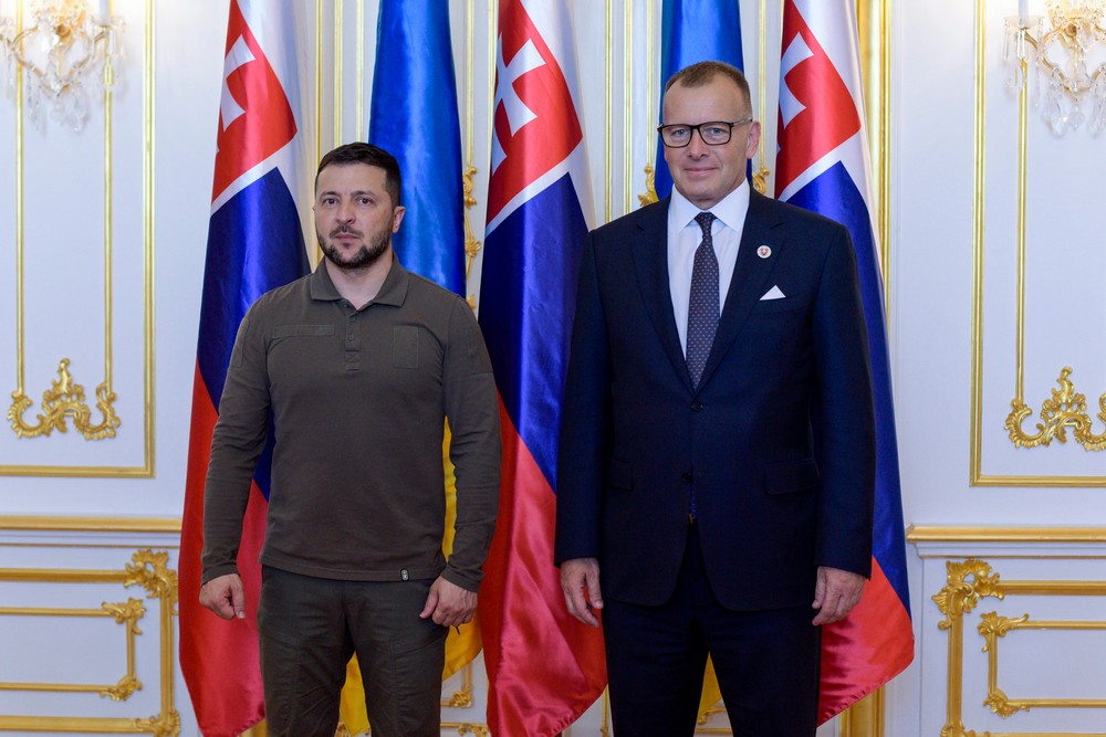 Volodymyr Zelenskyj Bratislava Boris Kollár stretnutie návšteva rokovanie (1)
